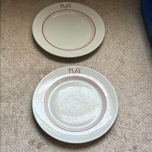 Vtg PLAV Military Plates –Walker China 1946 –Polish Legion of American Veterans